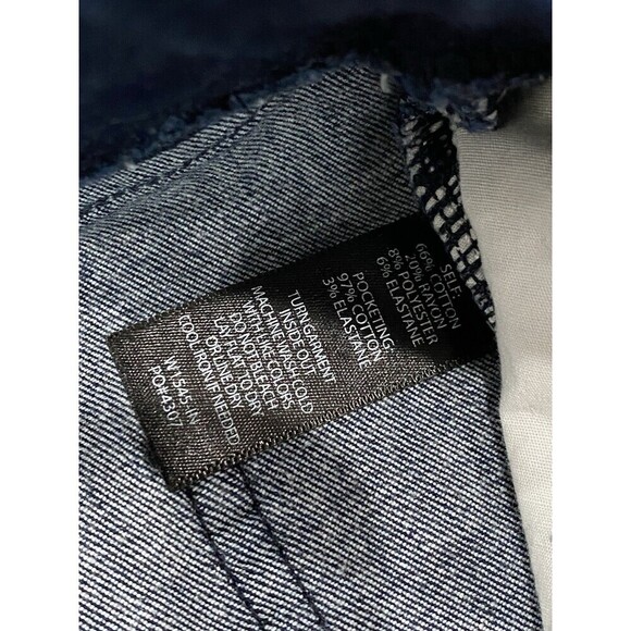Betabrand Size Medium Petite Yoga Blue Pull On Stretch Denim Jeans 26" Inseam - Picture 4 of 6